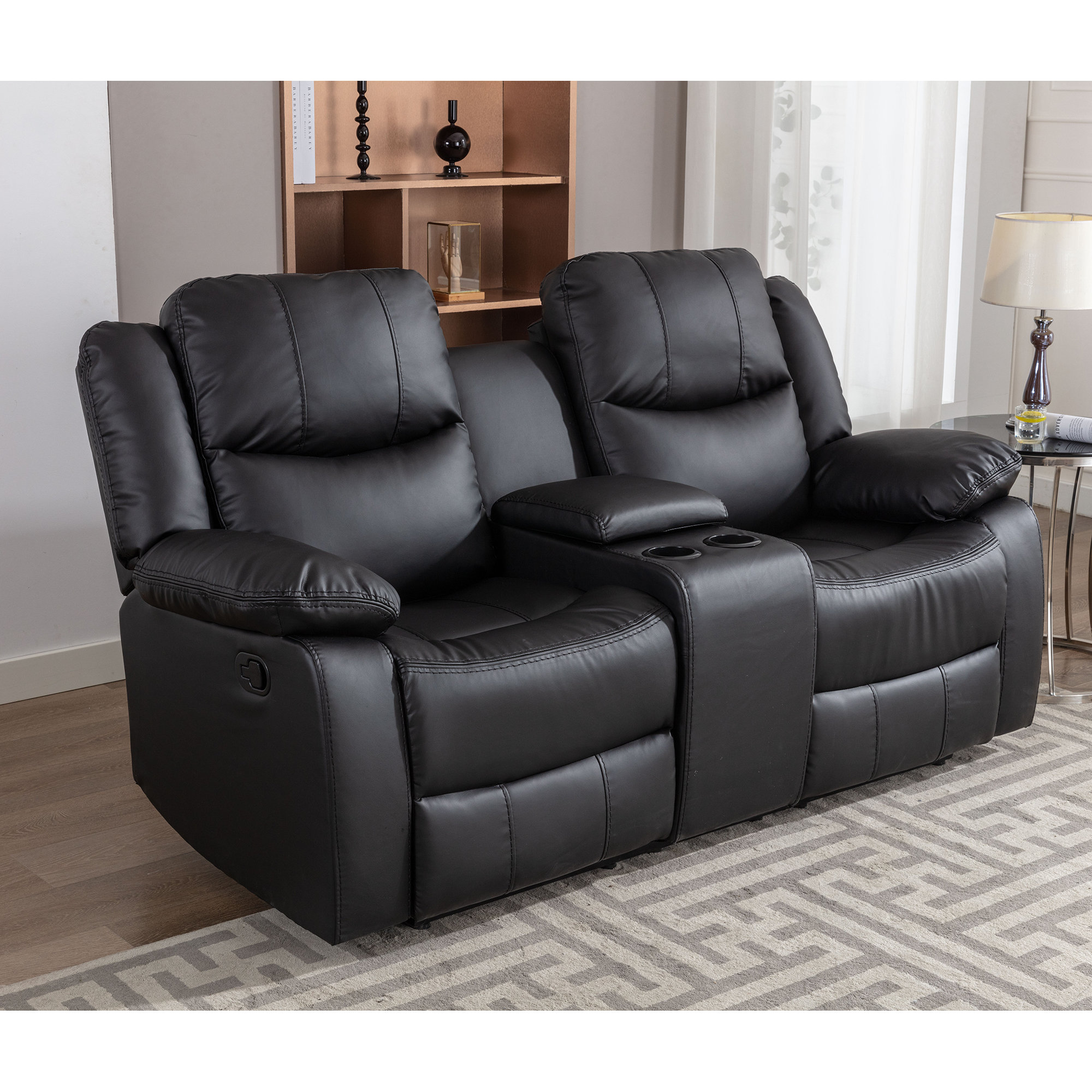 Fashion bed recliner pillow with arms