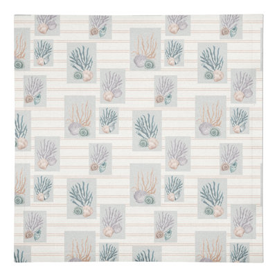 Serviette de table rectangulaire en coton Rozella