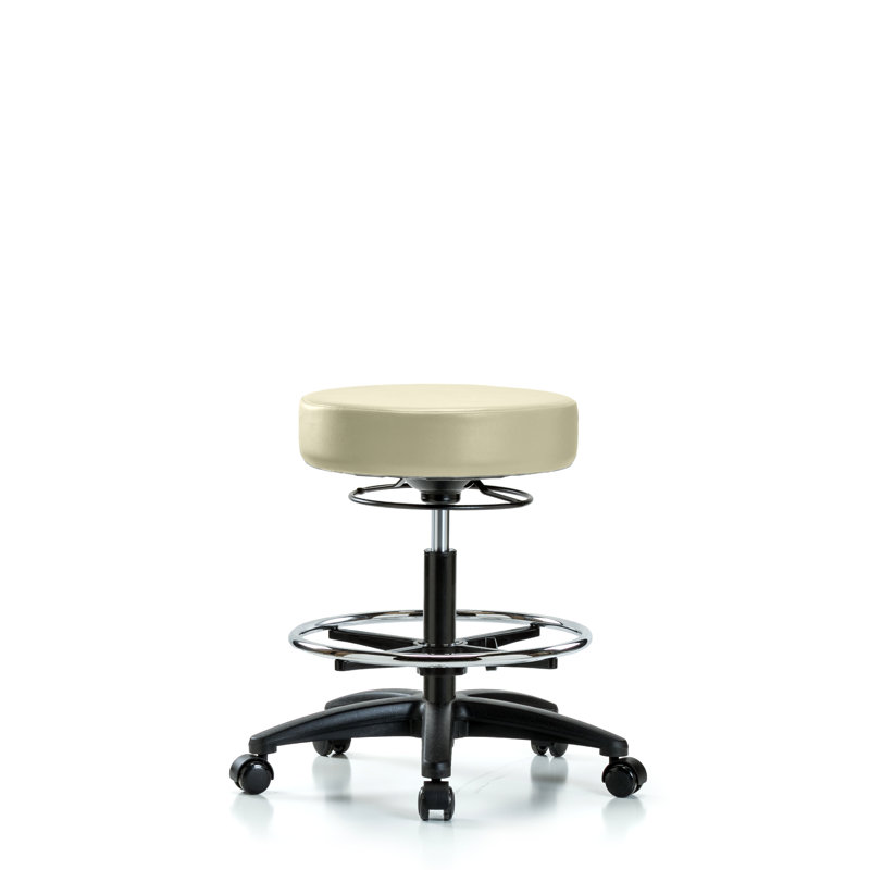 Tabouret de laboratoire Calliope, Adobe, Roulettes