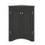 Armoire de coin triangulaire avec tablettes personnalisables et portes chics-118743573