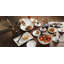 Oyster Bay 4Pc Tidbit Plates, Assorted Patterns