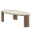 Wood Coffee Table Modern Coffee Table Oval Coffee Table Center Table Cocktail Table
