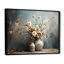 Floral, plante, bouquet, nature morte, vase, oasis, art mural pour salon