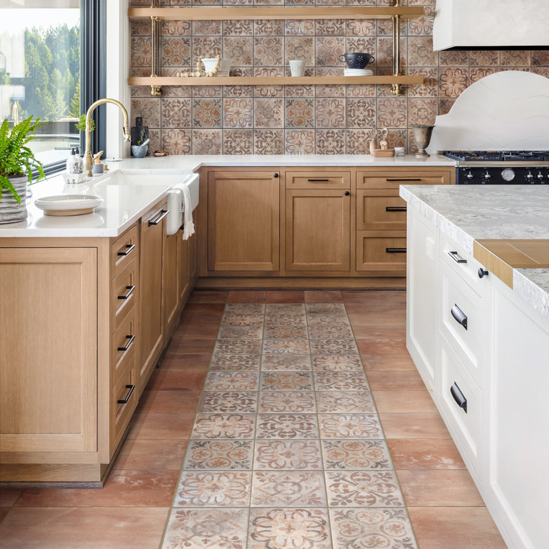 Americana 8-3/4 In. X 8-3/4 In. Porcelain Floor And Wall Tile