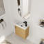 Meuble-lavabo simple 18,5 po avec plateau en résine-339942044