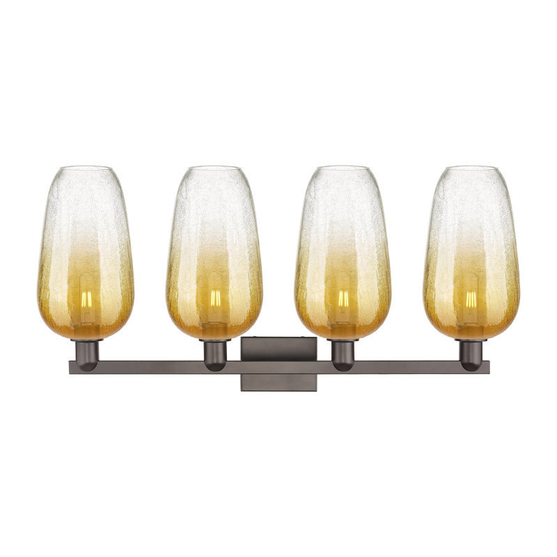 Lumière de meuble-lavabo Kazmierski - laiton antique noir, Clear, Yellow / Oil Rubbed Bronze