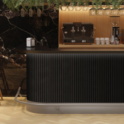 Acoustic Wood Slat Wall Panelling, 3D Shiplap Decorative Soundproof Panel for Walls and Ceilings (Covers 31 sq.ft.)