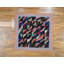 Wool Multicolor Antique Quilt Knotted 1920s America Rug