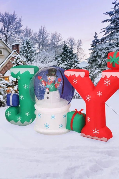 Inflatable Joy Snowglobe