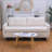 Marsean Fabric 70.86'' Reception Upholstered Arm Loveseat Linen Living Room Sofa with Storage Pockets