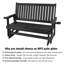 Banc oscillant 3 places en poly Lumber-431693601