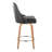 Swivel Upholstered Faux Leather Counter Stool-109575546-122027084