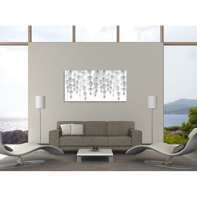 «Lantern Sea Cascade 2», toile tendue par Albert Koetsier, H 18 po x l 36 po x P 1,5 po