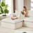 Modern Chenille Cloud Boneless Sectional Sofa-1236376317