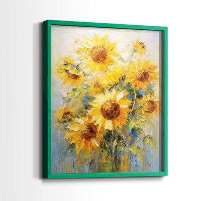 Série FLORAL CDXLVII - Impression encadrée de qualité supérieure - Prêt à être accroché - Aucun clou requis