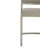Ames Upholstered Side Chair in Glazed Silver