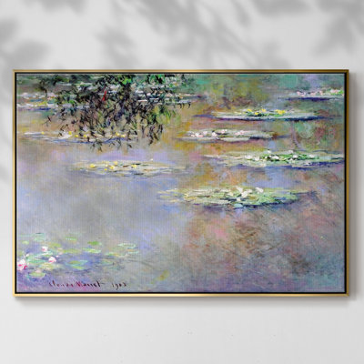 Nénuphars, 1903 01, reproduction sur toile