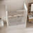 56-60 In. W X 62 In. H Frameless Double Sliding Tub Door, Bypass Tub Shower Door Soft Closing