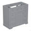 36" Bathroom Vanity Without Sink, Cabinet Base Only, One Cabinet And Six Drawers-1678602439