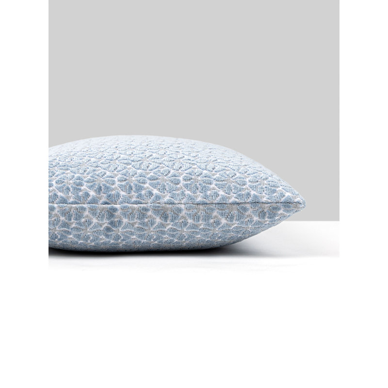 OREILLER PETEL VELVET, Rectangle H 14 po x l 22 po, Bleuet