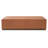 Modern Minimalist PU Leather Ottoman with Solid Wood Legs