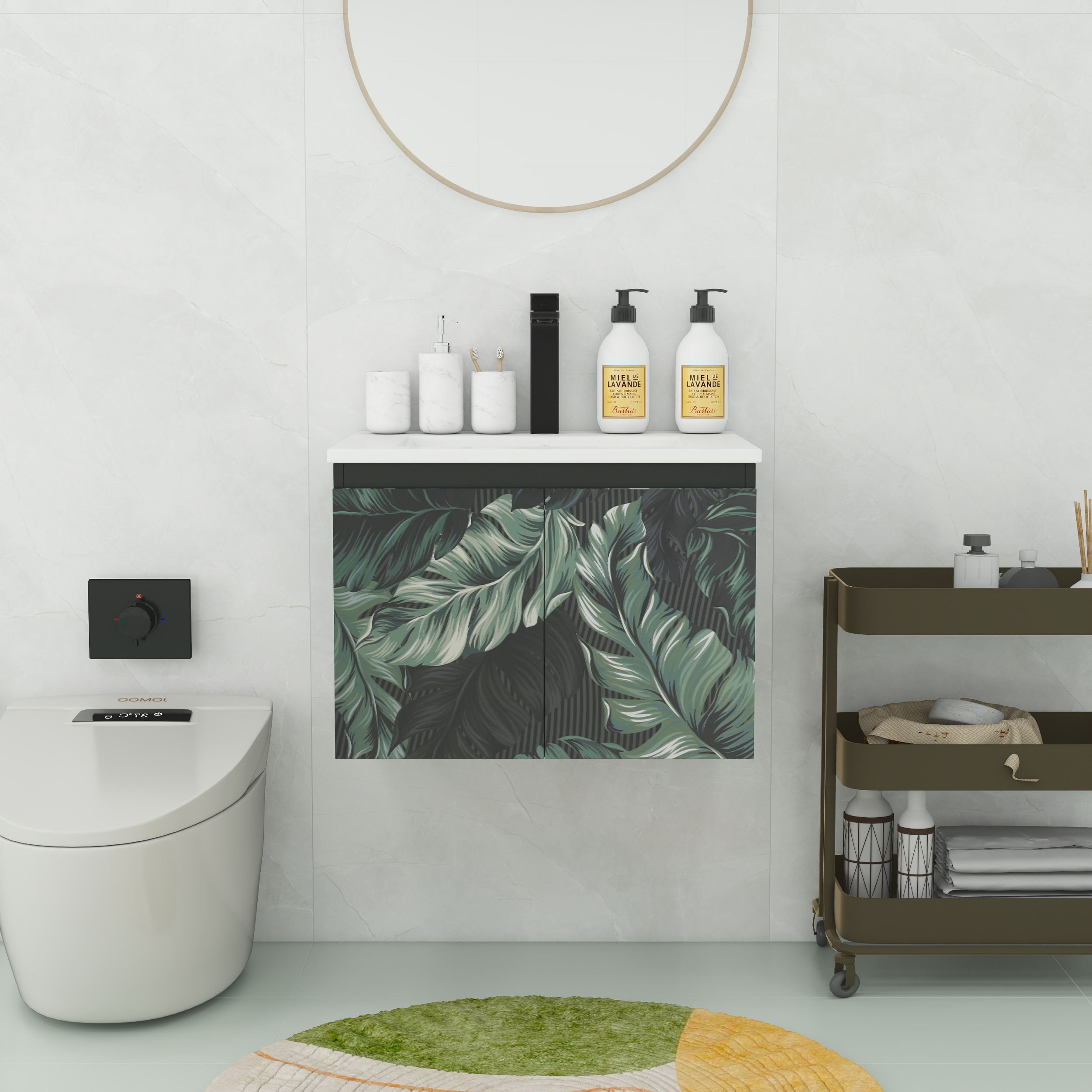 Bay Isle Home Exeter 24'' Single Bathroom Vanity with Ceramic Top | Wayfair