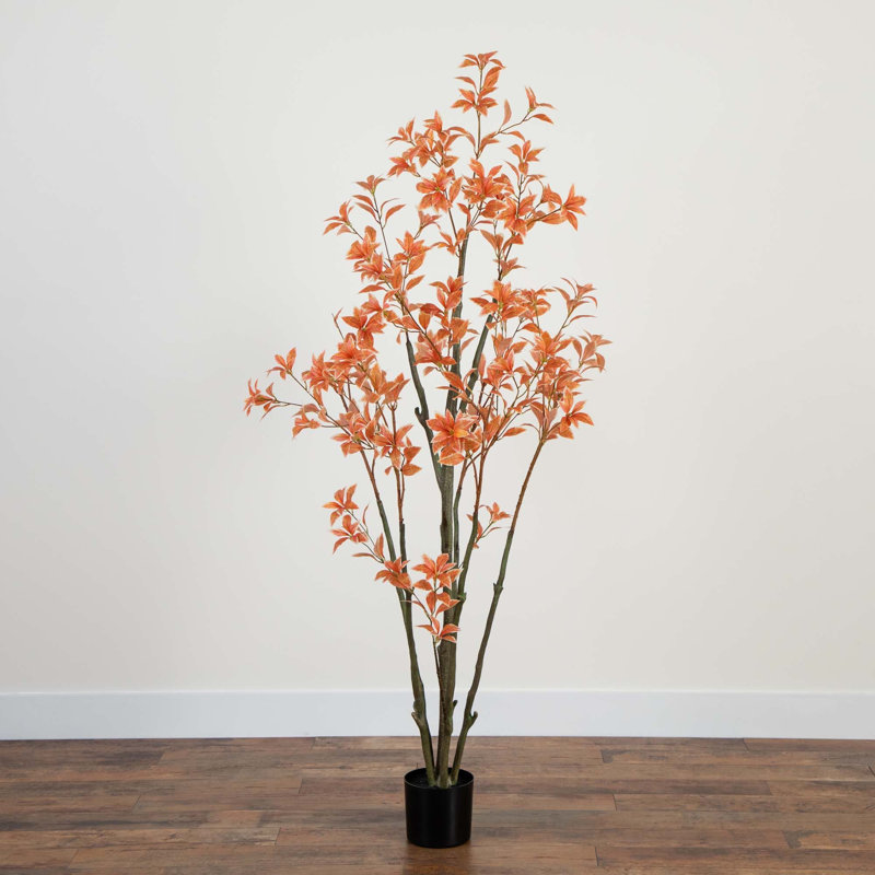 6ft. Autumn Pieris Artificial Fall Tree