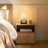 Maxwell 14 in. Oriental Inspired LED Bedside Table Lamp with Fabric Square Shade-814248536