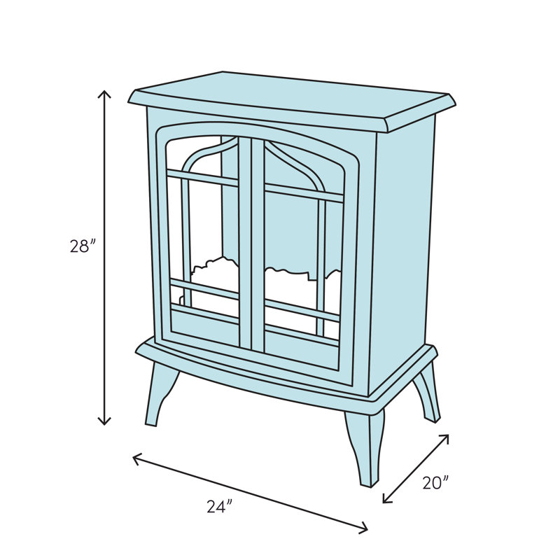 1000 Square Feet Natural Vent Freestanding Stove
