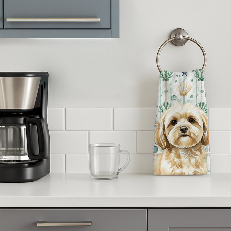 Torchon crème Lhasa Apso, Crème Lhassa Apso