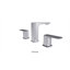 Robinet de salle de bain espacé avec ensemble de bonde Lulani-56965303