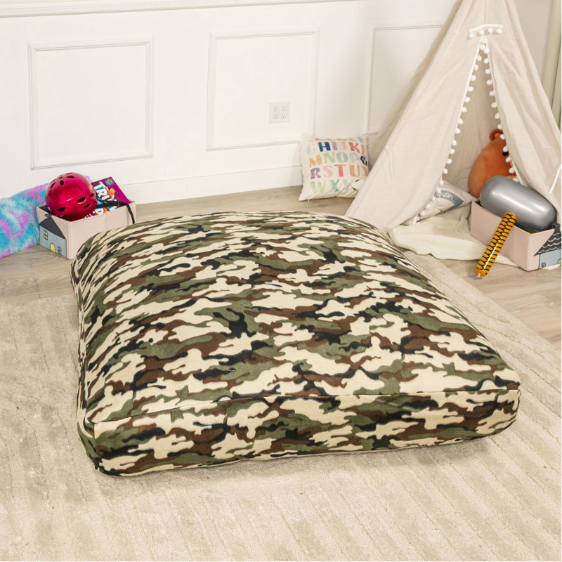 Tapis de jeu sensoriel pour enfants et adultes - Tapis de jeu avec blocs en mousse, amovible et lavable avec fond antidérapant, coussins sensoriels en tissu molletonné doux, tapis d'atterrissage pour sauter, se détendre et jouer - 48 po x 72 po