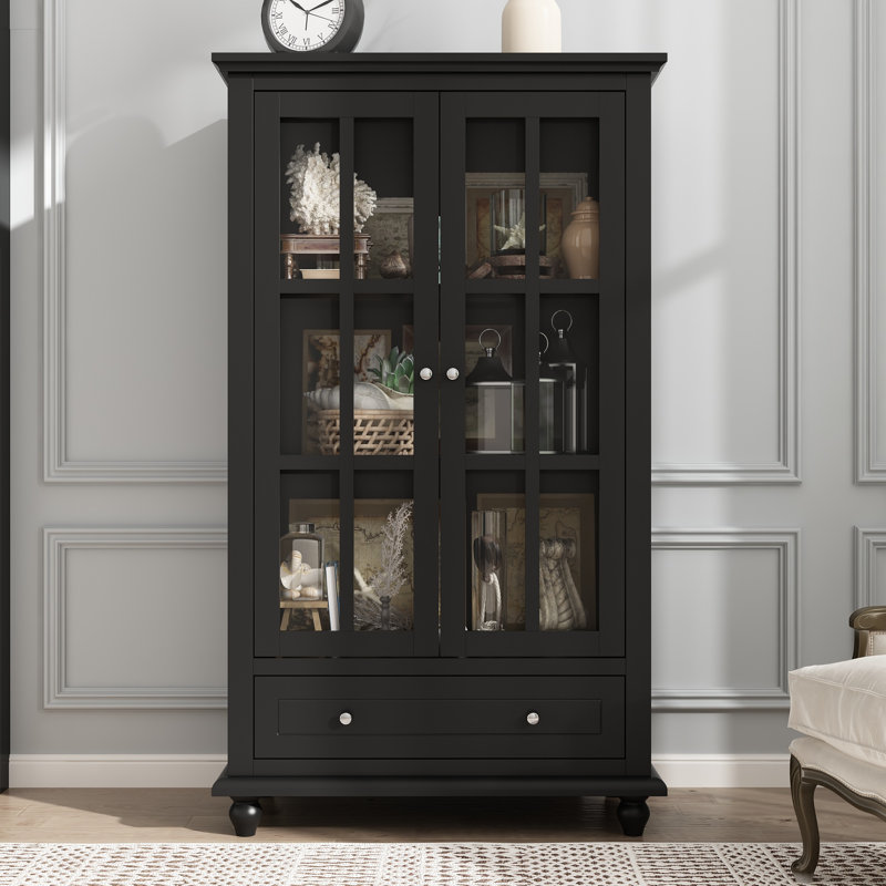 Latwon Dining Cabinet, Black