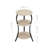 Round Charging Side Table - 3-Tier Compact Table with USB Ports for Small Spaces-1976739670-1976739669
