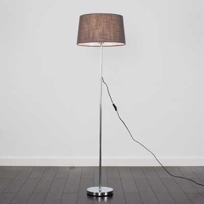 Bekbele 147 H cm Chrome Traditional Floor Lamp