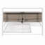 Structure de lit plateforme en métal avec lit gigogne, ports USB-853265947-853265946