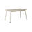 Norvia Traditional Rustic Solid Wood Rectangular Dining Table, Top 60 inches Length, Seats 4 to 6, Classic White Oak  finish-1826836887