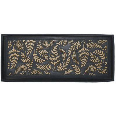 Ferns Arrow 34in. x 14in Non-slip Outdoor Rubber Boot Tray