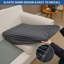 Housse de coussin extensible gris foncé Magic