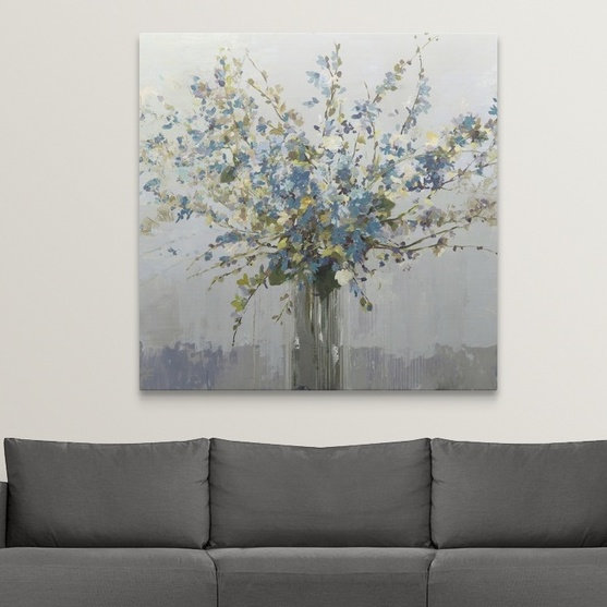 Anjelo Bouquet, reproduction d'art par Allison Pearce, H 35 po x l 35 po x P 1,5 po, Toile