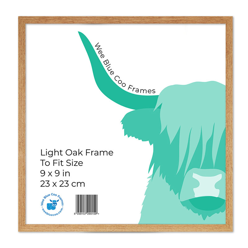 Picture Frame, Light Oak, 25.5cm H x 25.5cm W