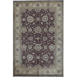 Hand-Knotted High-Quality Brown and Gold Area Rug