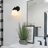 Steel Armed Sconce