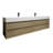 Albizu 84" Wall-Mounted Double Bathroom Vanity-69316053