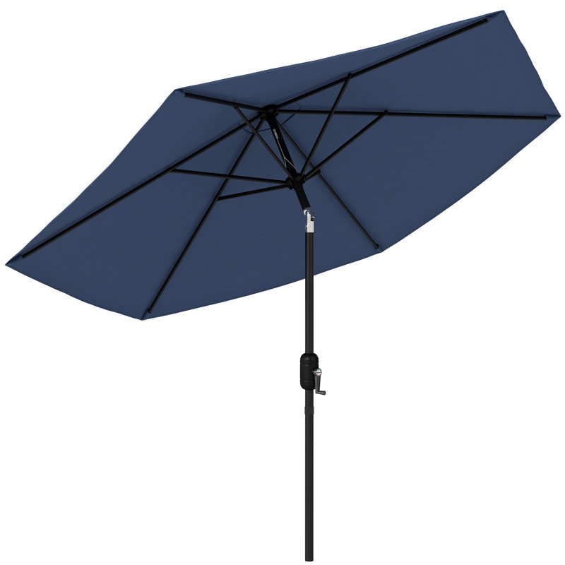 264cm Market Parasol, Navy