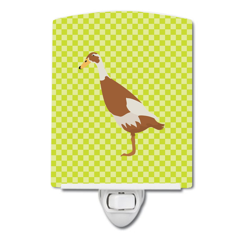 Indian Runner Duck Ceramic Night Light