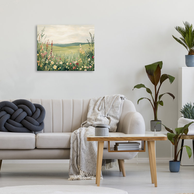 Nature's Meadow View Canvas, design by Petal Prints Design, 16" H x 20" W