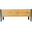 Lit surélevé rectangulaire en bois pour jardin