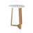 Aesthetic Tripod Round Side Table With Solid American Hardwood Legs-1354537192
