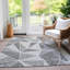 Tapis intérieur / extérieur en polyester tissé à la machine Itzayana-959773966